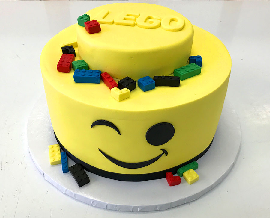 lego custom birthday cake
