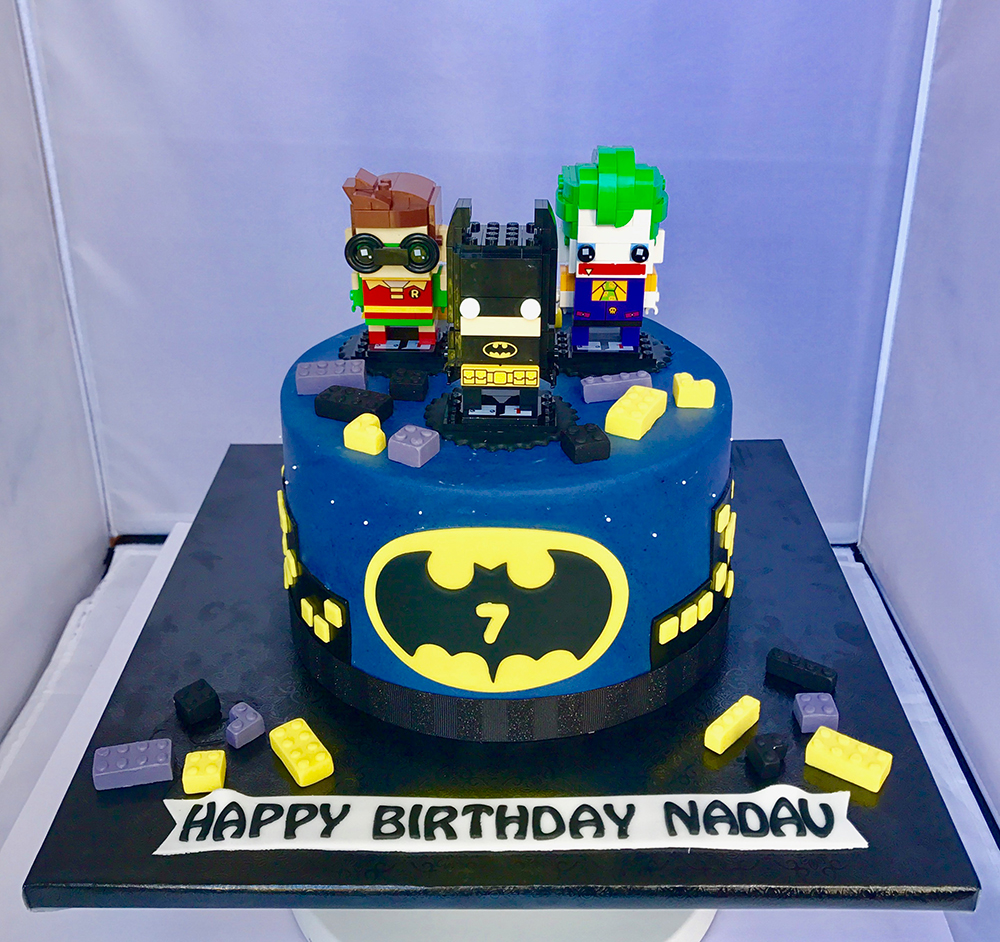 birthday cake batman lego chefness bakery
