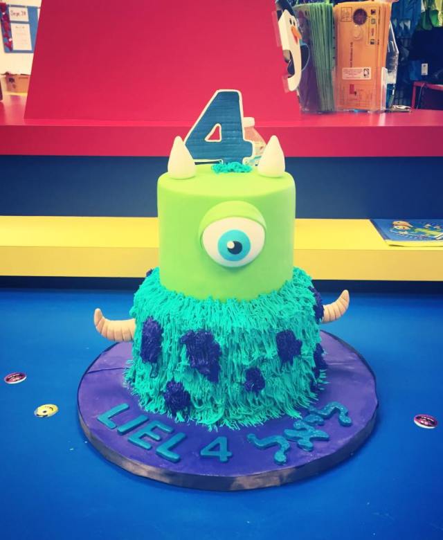 monster inc custom cake happy birthday