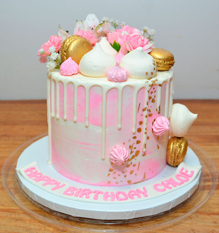 Custom Happy Birthday Cake | Chefnessbakery